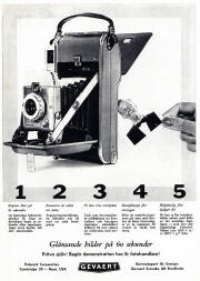 Gammal annons om Polaroid Land kamera frn 1956