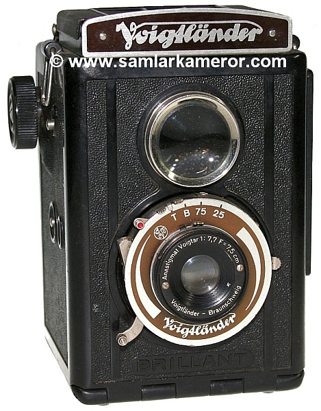 Appareil Photo Voigtländer Brillant TLR Années 1930 - Objectif Voigtar 7.5cm F/6.3