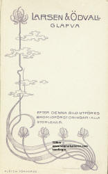 Larsen & Ödvall, inneh. Viktor H. M. Larsen, f. 17 okt. 1878 i Danmark och Axel Gunnar Ödvall, f. 16 febr. 1876 i Bredared. Även ateljé i Arvika. image