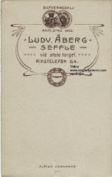 Ludvig Åberg 1870-1958. Åren 1890-1957 hade han egen fotoateljé i Säffle image