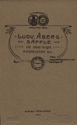 Ludvig Åberg 1870-1958. Åren 1890-1957 hade han egen fotoateljé i Säffle image